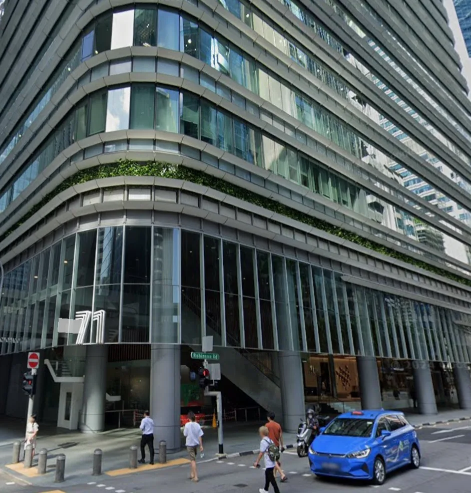 71 Robinson Road, Singapore — the building of Beauty Luxe Asia&rsquo;s headquarters